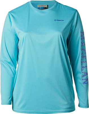 Magellan Outdoors Women's Caddo Lake Logo Long Sleeve Plus Fishing T-shirt