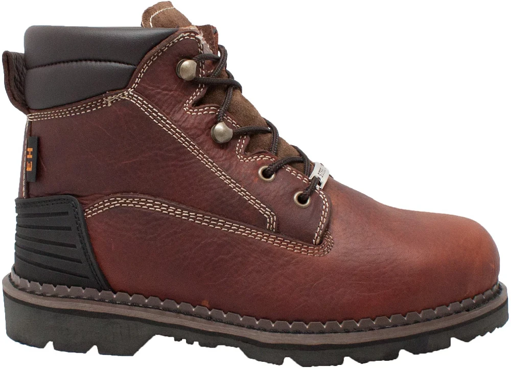 AdTec Men's 6 in Lace Up Steel Work Boots                                                                                       