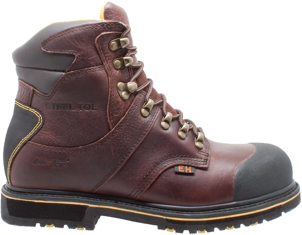 AdTec Men's 6 in Waterproof Steel Toe Work Boots                                                                                