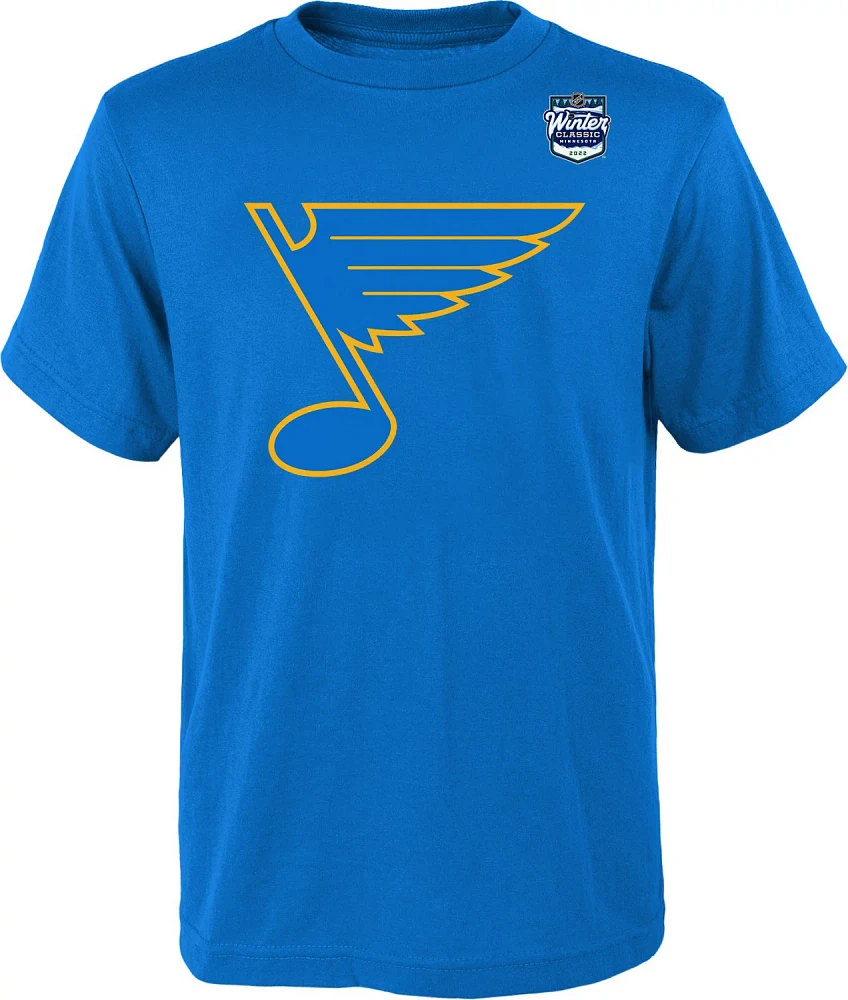 Outerstuff Boys' St. Louis Blues Winter Classic '22 Team Crest Graphic T-shirt