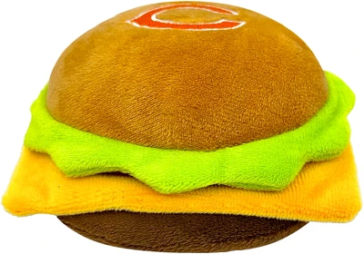 Pets First Chicago Bears Hamburger Dog Toy                                                                                      