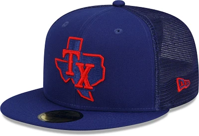 New Era Men's Texas Rangers Batting Practice OTC 59FIFTY Cap                                                                    