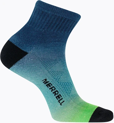 Merrell Adults' 360 Print Gradient MOAB Midweight Quarter Socks