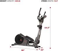 Sunny Health & Fitness Pre-Programmed Magnetic Machine Elliptical Trainer                                                       