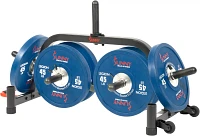 Sunny Health & Fitness Multi-Weight Plate and Barbell Rack                                                                      
