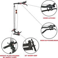 Sunny Health & Fitness Lat Pulldown Pulley System                                                                               