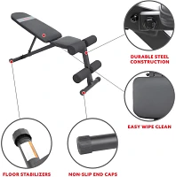 Sunny Health & Fitness Incline/Decline Weight Bench                                                                             