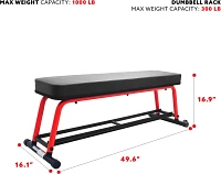 Sunny Health & Fitness Power Zone Flat Bench                                                                                    