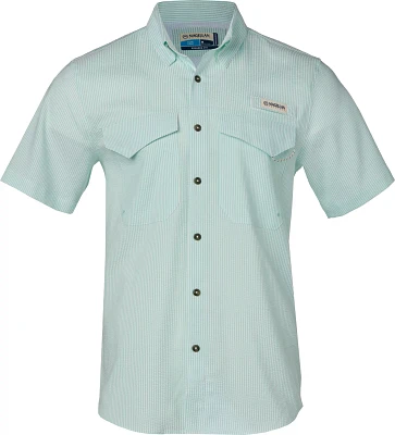 Magellan Outdoors Men's Southern Summer Seersucker Traditional Short Sleeve Shirt