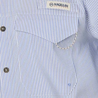 Magellan Outdoors Men's Southern Summer Seersucker Traditional Short Sleeve Shirt