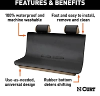 CURT 18512 Seat Defender Bench Cover