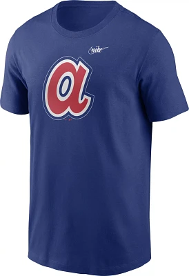 Nike Men's Atlanta Braves Cooperstown Logo Graphic Short Sleeve T-shirt