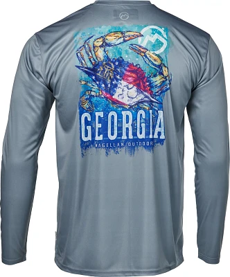 Magellan Outdoors Men's Local State Graphic Georgia Long Sleeve T-shirt                                                         