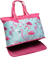 geckobrands Sea Turtle Stripe Zip Out Beach Tote                                                                                