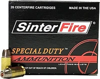 SinterFire Special Duty .40 S&W 100-Grain Pistol Ammunition - 20 Rounds                                                         