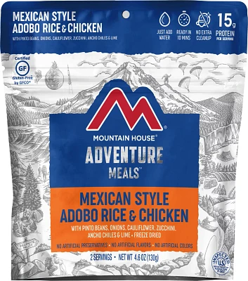 Mountain House Adventure Meals Mexican Adobo Rice and Chicken Pouch                                                             