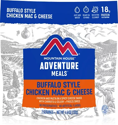 Mountain House Adventure Meals Buffalo Style Chicken Mac& Cheese Pouch                                                          