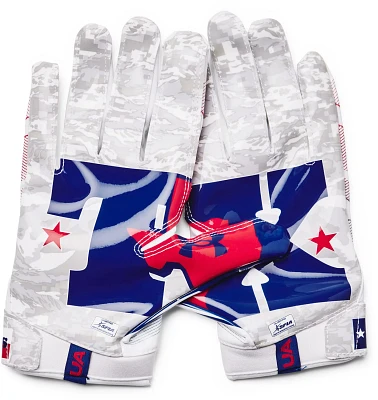 Under Armour Adults' F8 Texas Football Gloves                                                                                   