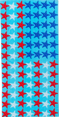 O'Rageous 36 in x 72 in Patriotic Beach Towel                                                                                   