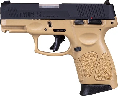 Taurus G3C Compact FDE 9mm Luger Pistol                                                                                         
