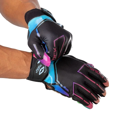 Shock Doctor Adults' Showtime Tie Dye Drip Receiver Glove                                                                       