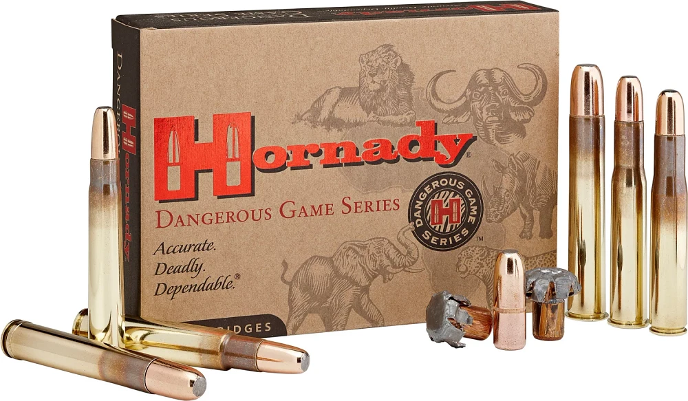 Hornady Dangerous Game 416 Remington Magnum 400-Grain Rifle Ammunition - 20 Rounds                                              