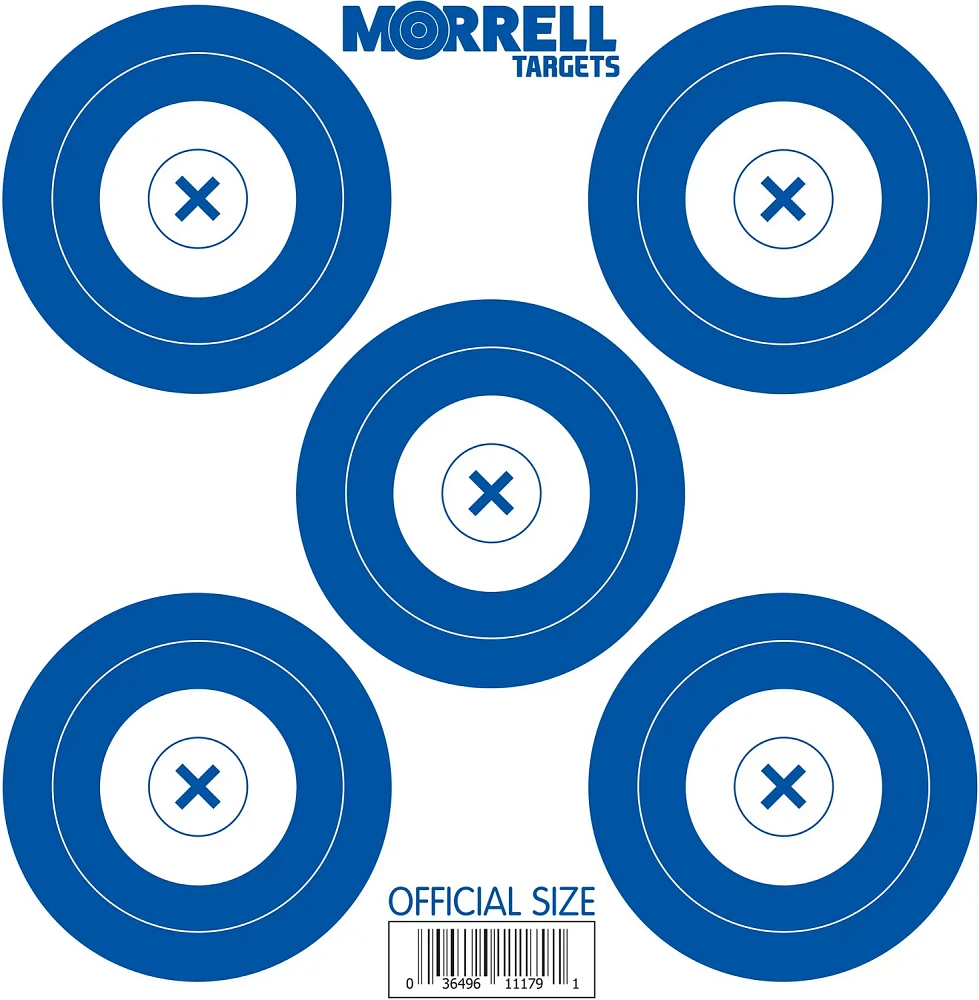 Morrell 5-Spot Paper Face Archery Targets                                                                                       