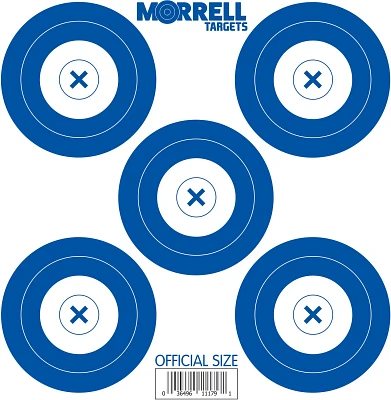 Morrell 5-Spot Paper Face Archery Targets                                                                                       