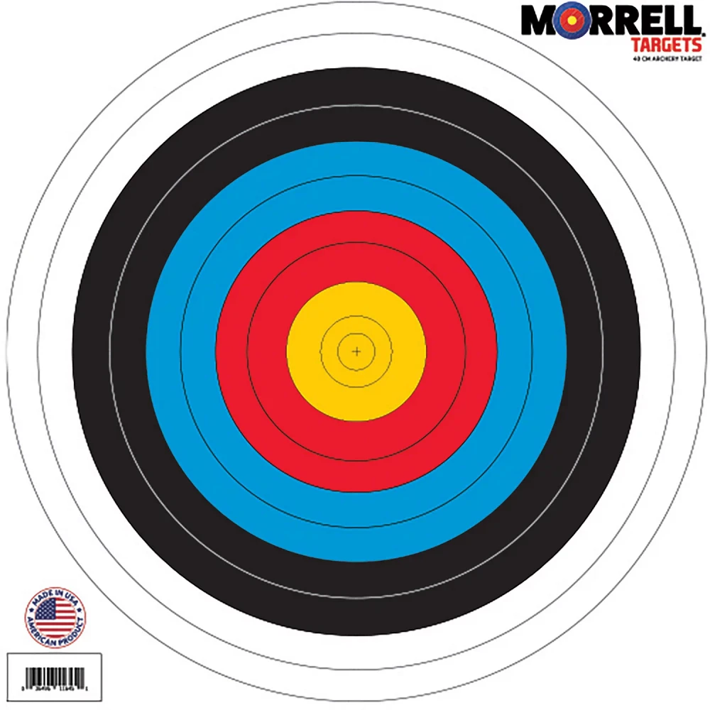 Morrell PF40 Paper Face Target 100-Pack                                                                                         