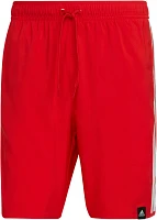 adidas Men's Classic Length 3-Stripe Swim Shorts