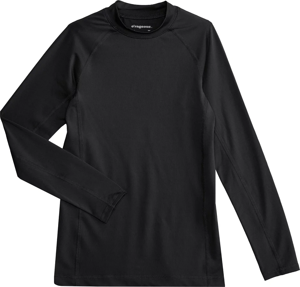 O'Rageous Boys' Solid Long Sleeve Rash Guard