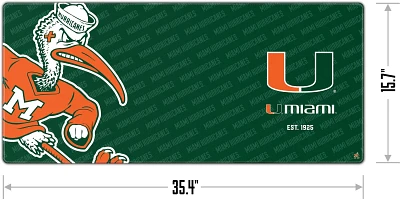 YouTheFan University of Miami Series Desk Pad                                                                                   