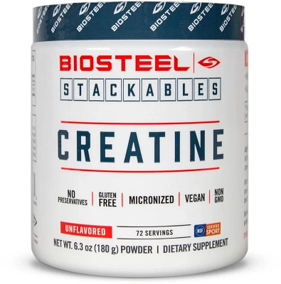 BioSteel Unflavored Micronized Creatine 72-Servings                                                                             