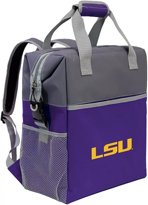 Logo Brands Louisiana State University Colorblock Backpack Cooler                                                               