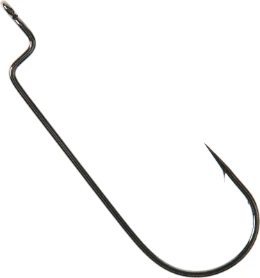 H2O XPRESS Offset Round Bend Worm Hooks 50-Pack