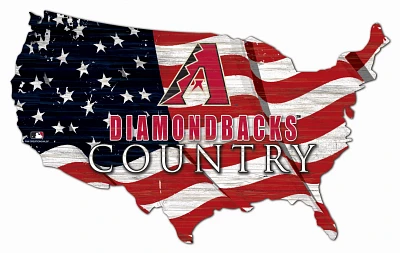 Fan Creations Arizona Diamondbacks USA Shape Cutout Wall Decor                                                                  