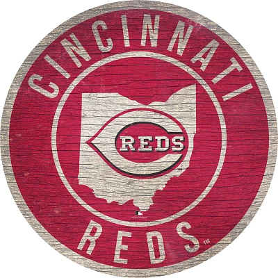 Fan Creations Cincinnati Reds Circle State Sign                                                                                 