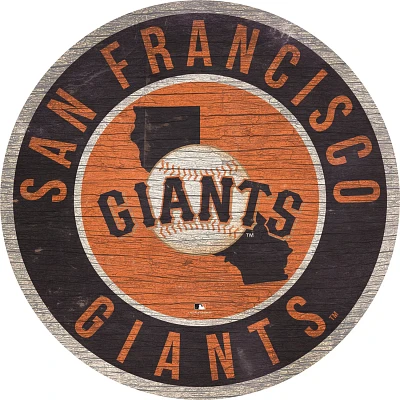 Fan Creations San Francisco Giants Circle State Sign                                                                            