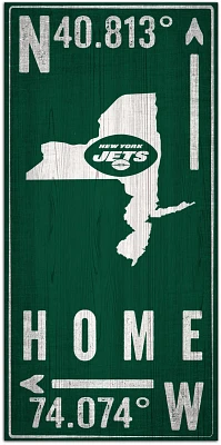 Fan Creations New York Jets Coordinate 6 in x 12 in Sign                                                                        