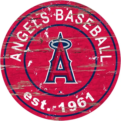 Fan Creations Los Angeles Angels 24 in Established Date Round Sign                                                              