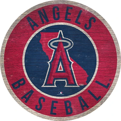 Fan Creations Los Angeles Angels Circle State Sign                                                                              