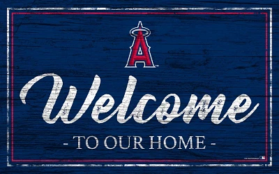 Fan Creations Los Angeles Angels Team Color 11 in x 19 in Welcome Sign                                                          