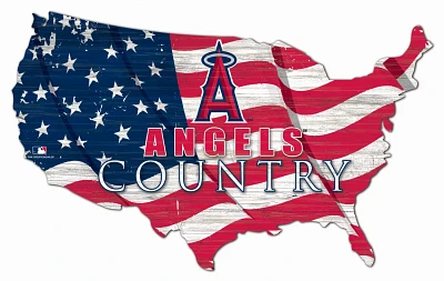 Fan Creations Los Angeles Angels USA Shape Cutout Wall Decor                                                                    