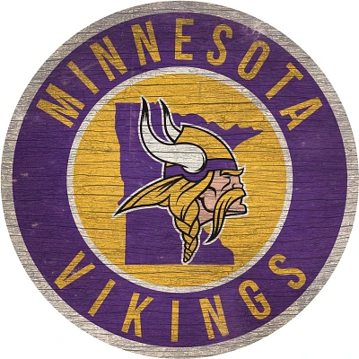 Fan Creations Minnesota Vikings Circle State Sign                                                                               