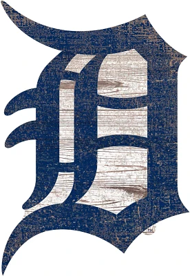 Fan Creations Detroit Tigers Distressed Logo Cutout Sign                                                                        
