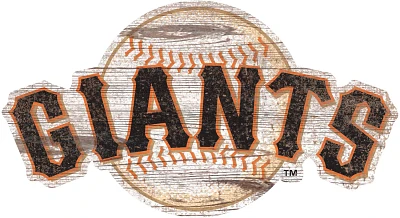 Fan Creations San Francisco Giants Distressed Logo Cutout Sign                                                                  