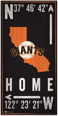 Fan Creations San Francisco Giants Coordinates 6 in x 12 in Sign                                                                