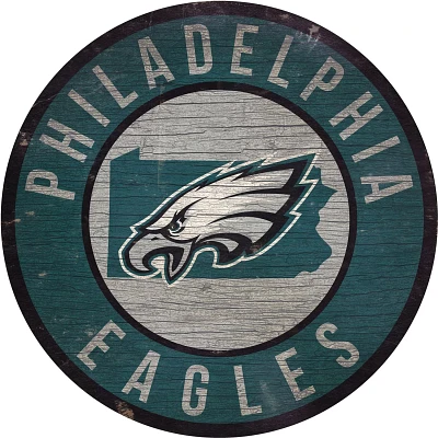 Fan Creations Philadelphia Eagles Circle State Sign                                                                             