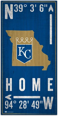 Fan Creations Kansas City Royals Coordinates 6 in x 12 in Sign                                                                  