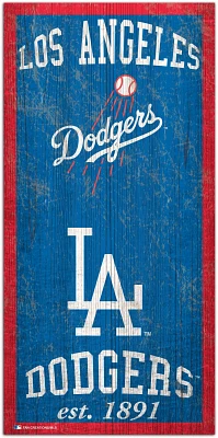 Fan Creations Los Angeles Dodgers Heritage 6 x 12 Sign                                                                          